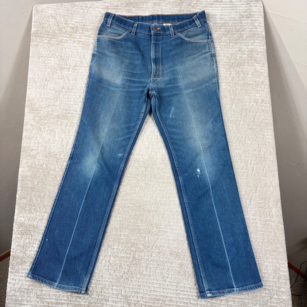 Vintage Levis 547 2317 Jeans Mens 36x32 Blue Denim Straight Leg Made in USA